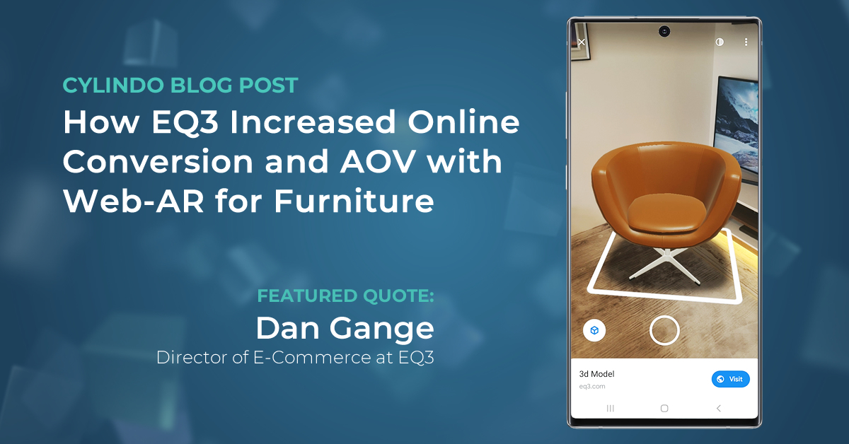 How EQ3 Increased Online Conversion and AOV With AR for Furniture